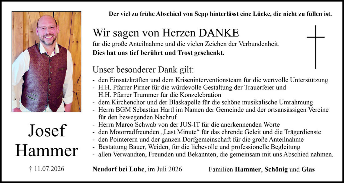 Begleitet durch: Bestattung Bauer - Weiden