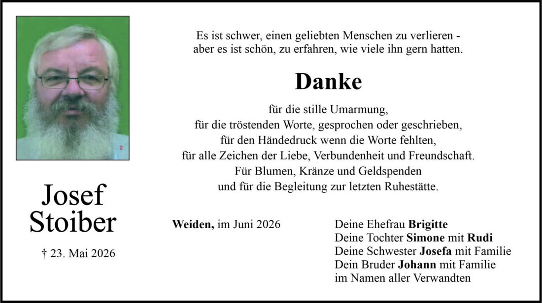 Begleitet durch: Bestattung Bauer - Weiden