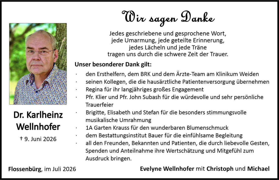 Begleitet durch: Bestattung Bauer - Weiden