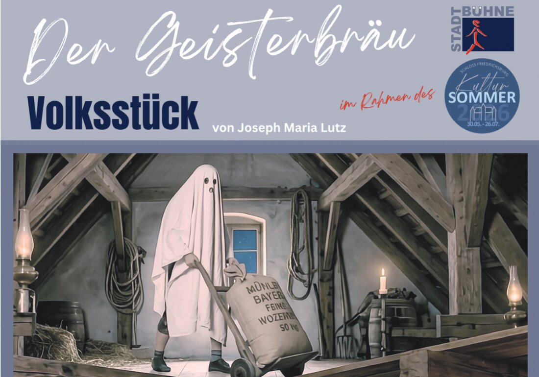 Vohenstrauß. Die Stadtbühne Vohenstrauß lädt im Schlossgarten Friedrichsburg in Vohenstrauß zu einem stimmungsvollen Kulturabend ein und präsentiert sich als erfahrener Veranstalter am besonderen Ort. Ein Ticket gibt es bequem online über okticket.de.