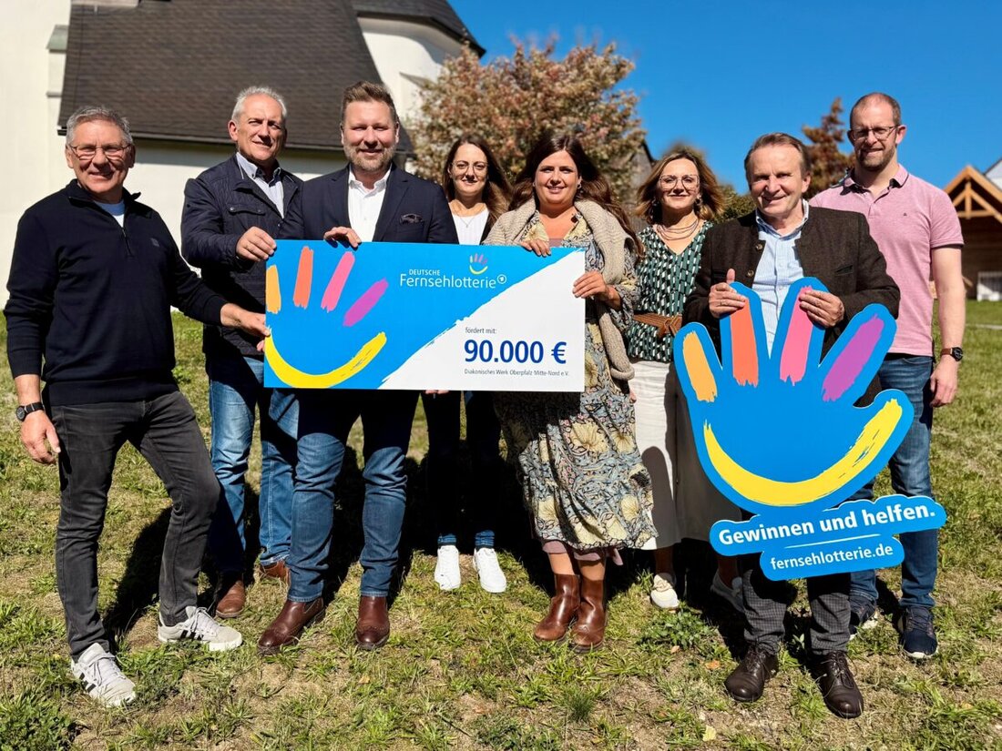 Krummennaab. Die Deutsche Fernsehlotterie fördert das Quartiersprojekt Steinwaldnetz mit 90.000 Euro bis Ende Juni 2027 und stärkt Angebote für Senioren, psychisch Erkrankte und Familien.