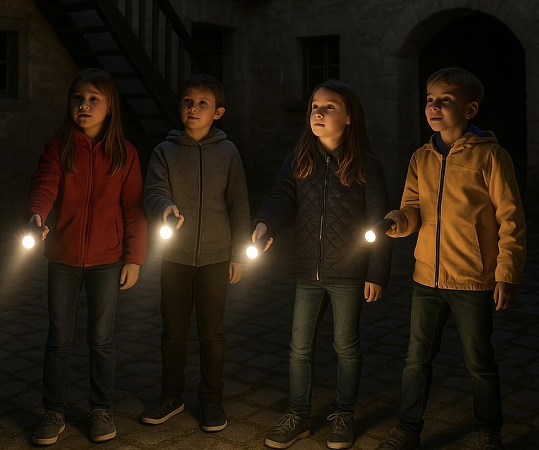 Eschenbach. Das Kulturzentrum "Beim Taubnschuster" veranstaltet am 12. April 2025 eine Taschenlampenführung für Kinder von 6 bis 12 Jahren durch ein historisches Ackerbürgerhaus. Die Führung beginnt bei Sonnenuntergang um 19.51 Uhr und dauert etwa zwei Stunden.