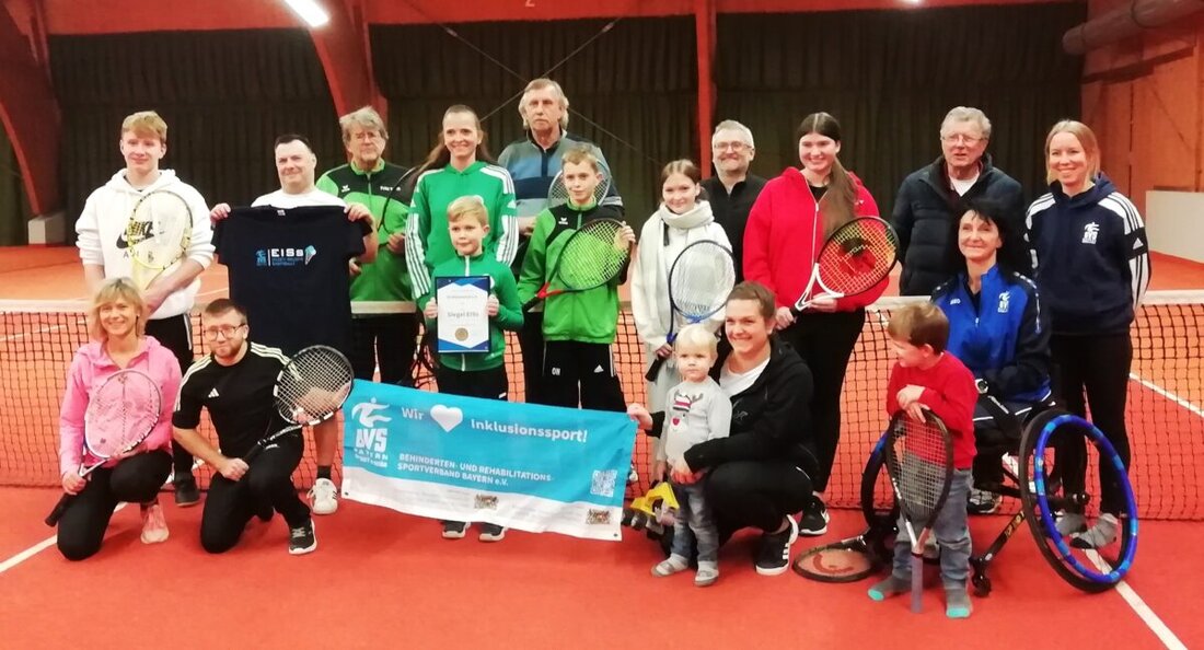 Mitterteich. Die Tennisfreunde am Inklusionsstützpunkt feiern die Auszeichnung mit dem "EISs-Siegel" durch den Bayerischen Behindertensportverband. Es ist ein Anerkennungszeichen für ihre Bemühungen um Inklusion im Sport.