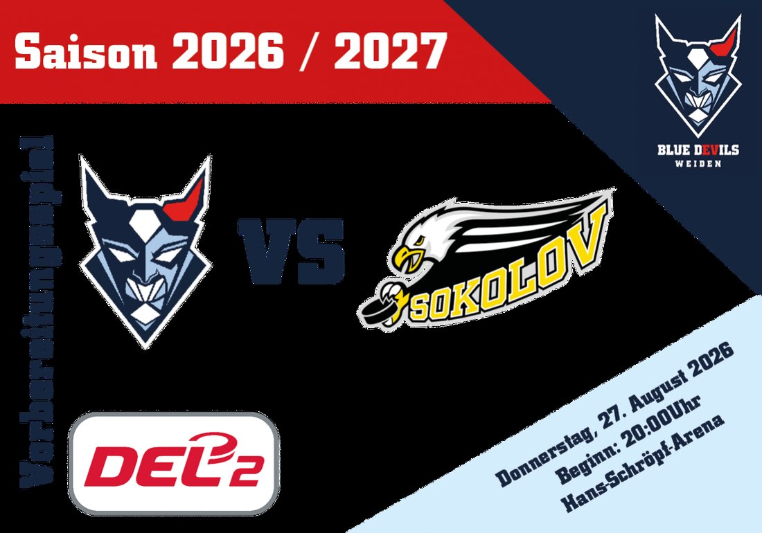 Weiden. Blue Devils Spielbetriebs ist Veranstalter in der Weiden, Hans-Schröpf-Arena (Eisstadion) und lädt zum Besuch ein. Ein Ticket für Blue Devils Spielbetriebs in der Weiden, Hans-Schröpf-Arena (Eisstadion) ist über die Online-Plattform okticket.de erhältlich.