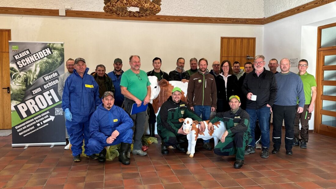 Almesbach/Weiden. 13 Kursteilnehmer haben die Ausbildung zum staatlich geprüften Klauenpfleger am Staatsgut erfolgreich abgeschlossen. Sie stärken damit Tierwohl und Wirtschaftlichkeit; der nächste Kurs startet im März 2026.