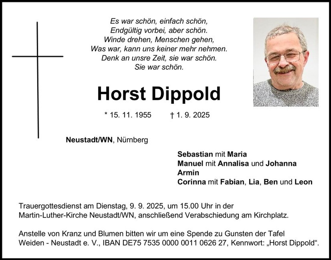 Begleitet durch: Bestattung Schmid - Neustadt/WN