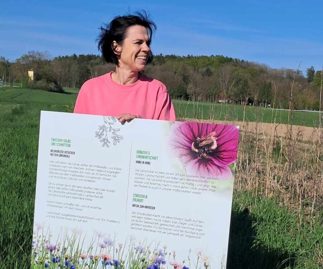 Trabitz. Am 23. Mai 2026 öffnet der TEH-Kräuterlehrpfad auf der Gänsmühle: ab 13 Uhr, offizielle Eröffnung um 14 Uhr, Ende 17 Uhr. Mehr als 30 heimische Heilpflanzen laden zum Entdecken ein; Snacks, Kaffee und Kräuterlimo warten.