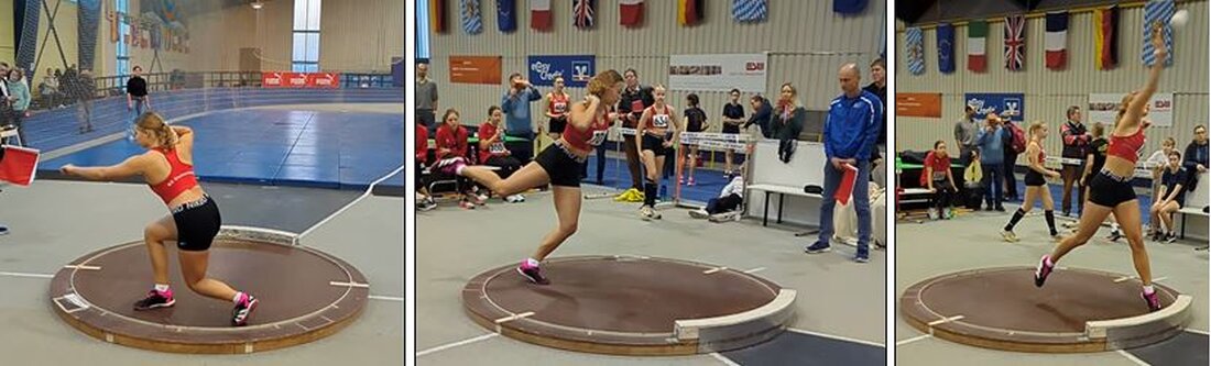 Fürth. Bei den Nordbayerischen Meisterschaften in Leichtathletik am 18. Januar 2025 eroberte Linda Gröger aus Eschenbach den Titel im Kugelstoßen und setzte sich mit neuen persönlichen Bestleistungen an die Spitze. Ihre Schwester, Carolina Gröger, erreichte ebenfalls den ersten Platz, allerdings gibt es in ihrer Altersklasse noch keine offiziellen Meisterschaften.