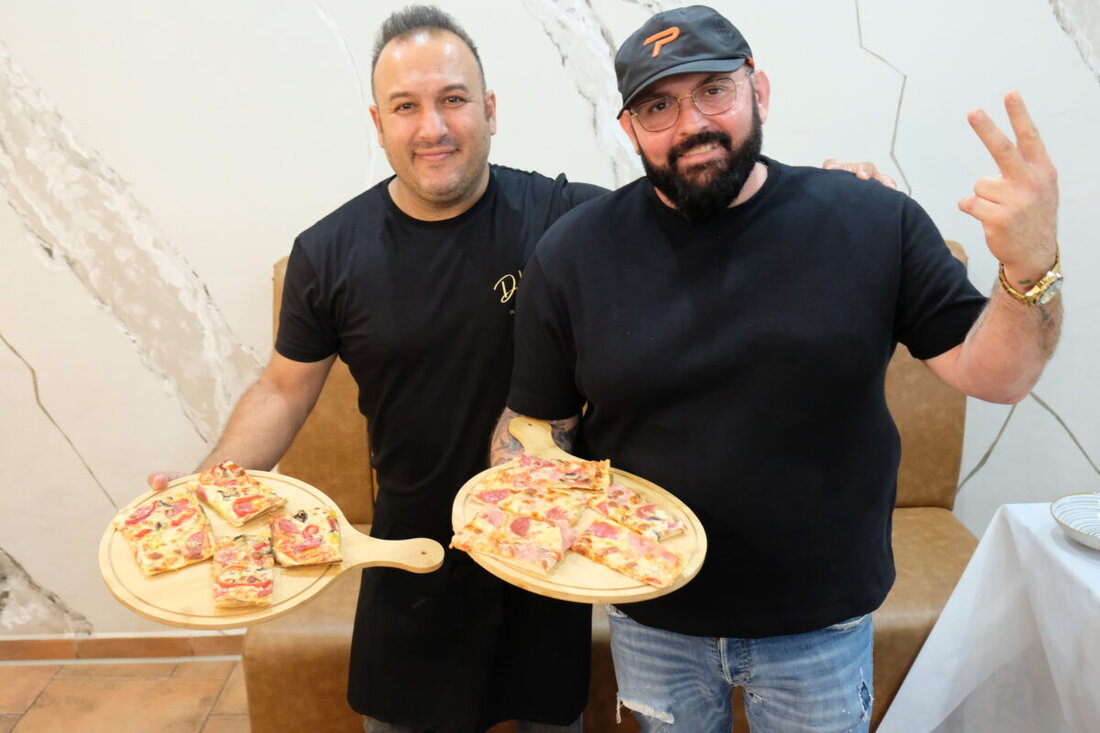 Eschenbach. Die Pizzeria "Da Leo & Sasá" eröffnet unter neuer Leitung mit einer vielfältigen Speisekarte und betont die Bedeutung des Pizzabackens als Herzensangelegenheit. Geöffnet täglich außer montags, mit Abholservice und einer großen Getränkeauswahl.