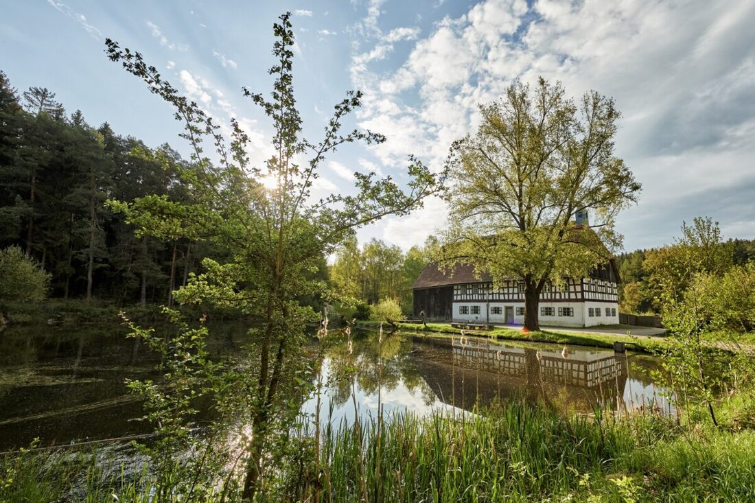 Am Pfingstmontag steht im Freilandmuseum Oberpfalz der Mühlentag im Mittelpunkt, mit Führungen an Mühlen und einem Märchennachmittag für Kinder. Ohne Anmeldung können Kinder ab 13 Uhr Märchen hören und kreativ werden, während Museumführer Fragen zu Mühlen beantworten.