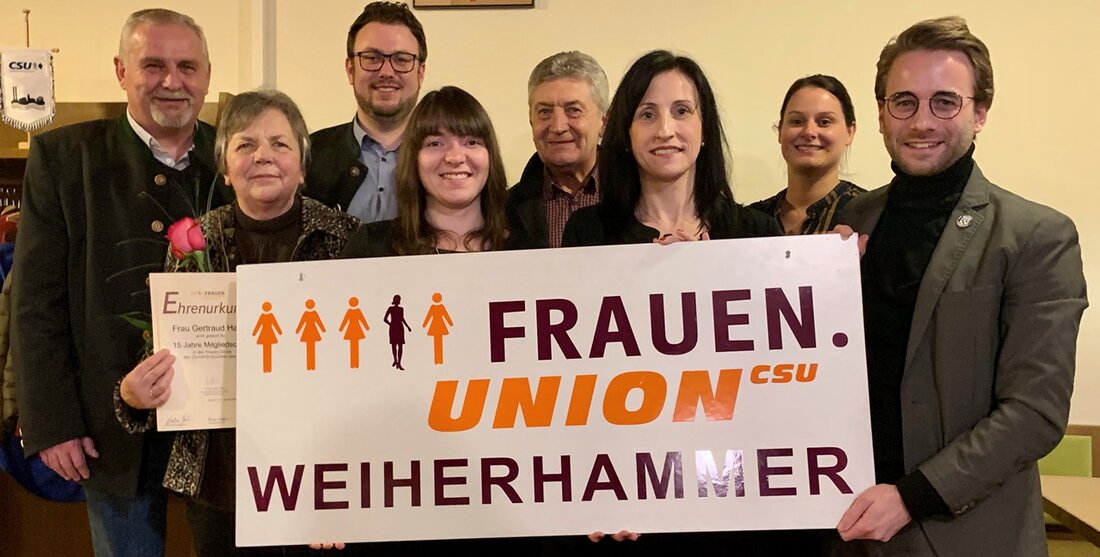 Weiherhammer. Mehr Frauen braucht die Politik! Der Stimmzettel in Weiherhammer bietet gute Voraussetzungen.  In Weiherhammer bringt sich die Frauenunion ins gesellschaftliche Leben der Gemeinde ein, organisiert und packt kräftig mit [&hellip;]