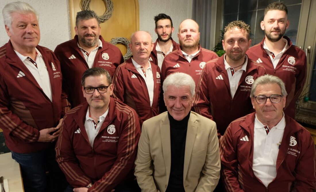 Floß. Gerhard Stadler bleibt der 1. Vorsitzende des FC Bayern-Fanclub Floß, leitet den Club seit 1988 und hat über 2.600 Mitglieder. Der Fanclub, bekannt für seine karitativen Spenden von über 95.500 Euro, hat seit Gründung keine Beitragserhöhungen durchgeführt.