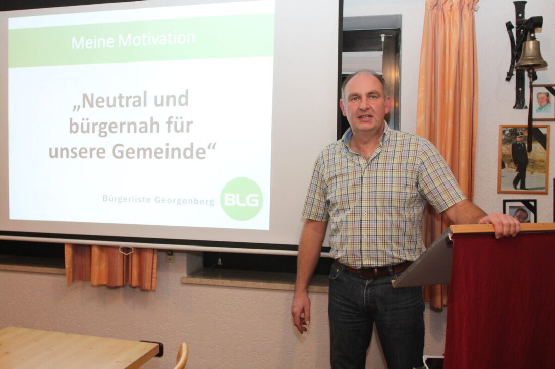 Georgenberg. Andreas Götz bewirbt sich erneut um das Amt des Bürgermeisters mit dem Ziel, durch Neutralität und Bürgernähe zu überzeugen.