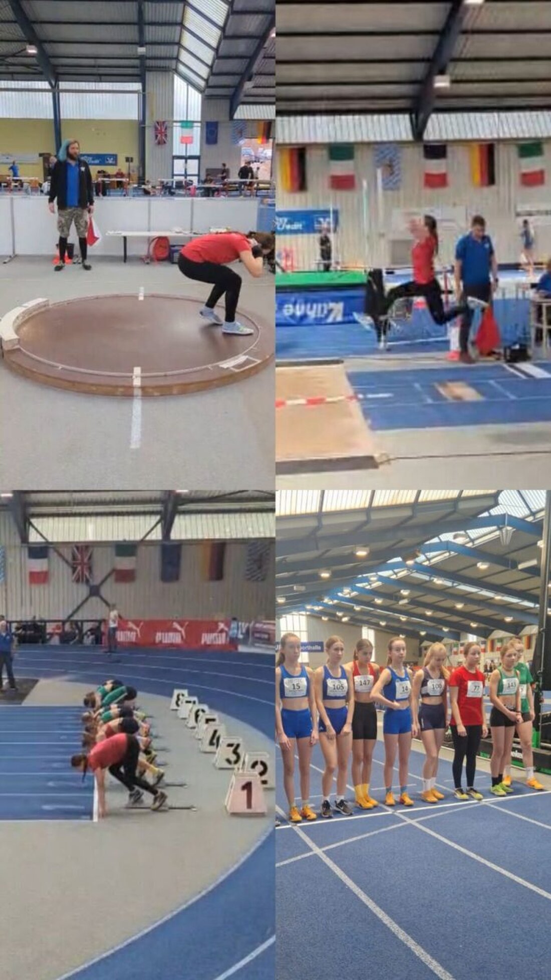 Eschenbach/Fürth. Die beiden Schwestern Carolina Gröger und Linda Gröger aus Eschenbach haben bei ihrer ersten Teilnahme an den Bayerischen Hallenmehrkampfmeisterschaften der Leichtathletik in Fürth eindrucksvoll auf sich aufmerksam gemacht.