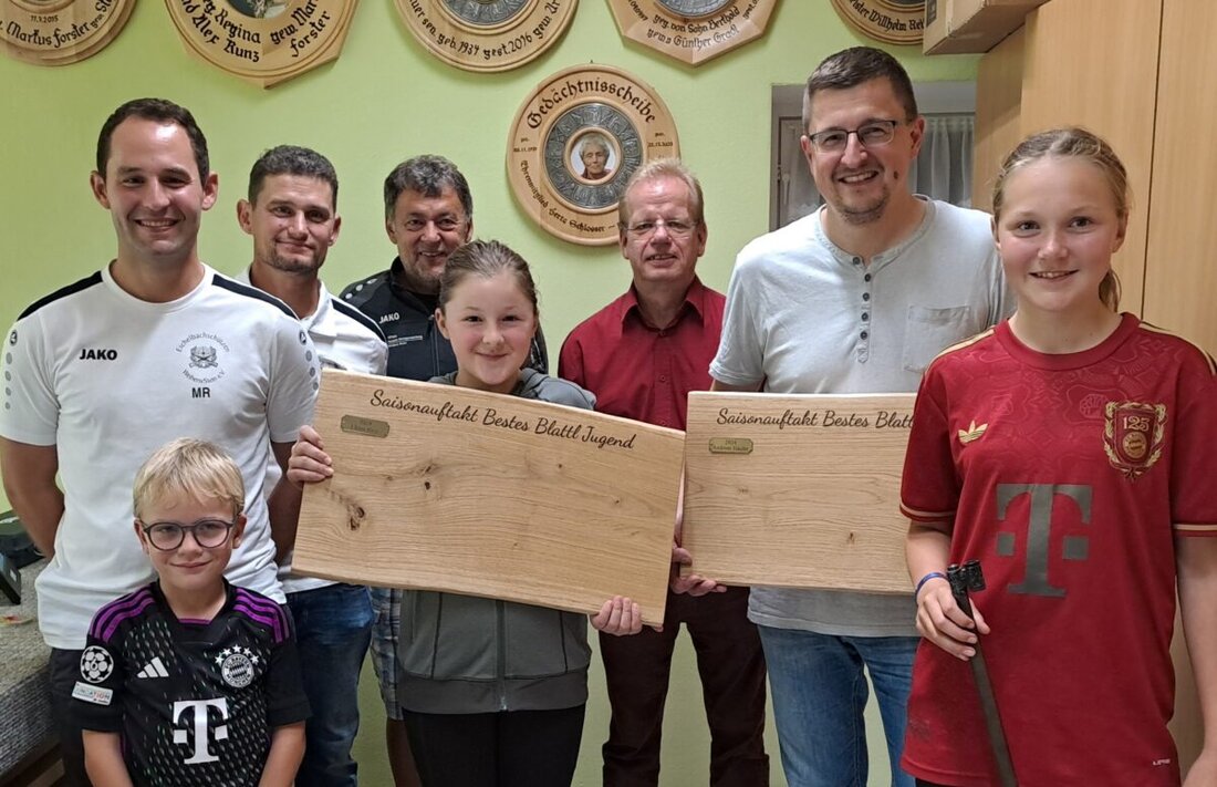 Weihern. Das Retroschießen der Eichelbachschützen Weihern–Stein gewannen Andreas Haider und Emma Haider, also Vater und Tochter.