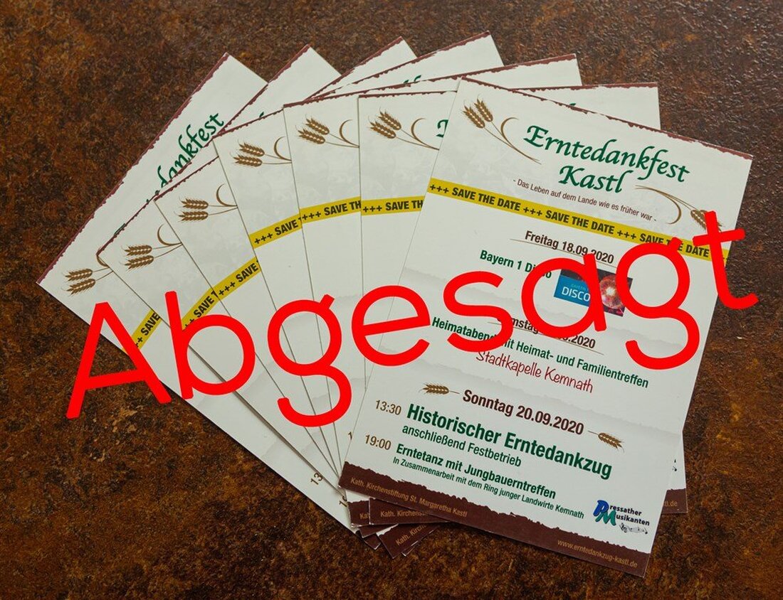 Kastl. Das Erntedankfest in Kastl mit seinem historischem Erntedankzug kann leider nicht wie geplant stattfinden. Die Veranstalter wollen das Fest aber nachholen.  “Auch das für September 2020 geplante Erntedankfest in Kastl [&hellip;]