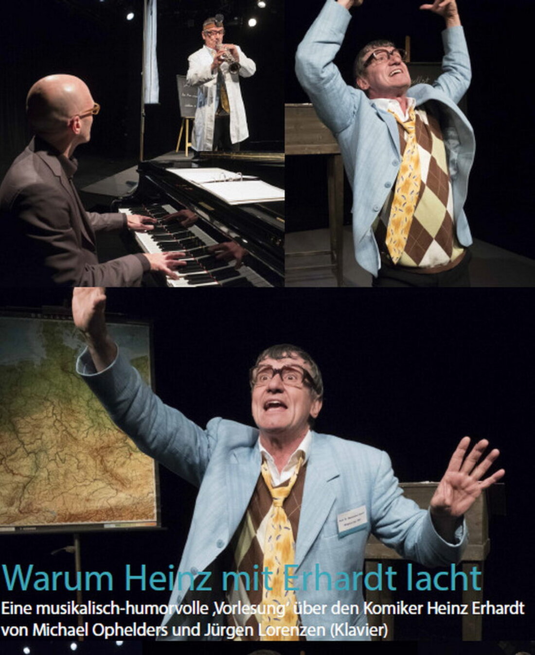 Speichersdorf. Die Bürgerstiftung Lebensfreude lädt zur Heinz-Erhardt-Revue mit Schauspieler Michael Ophelders und Ulli Forster am Montag, 5. Januar 2026, in die Sportarena ein. Beginn 19 Uhr, Einlass 18 Uhr.