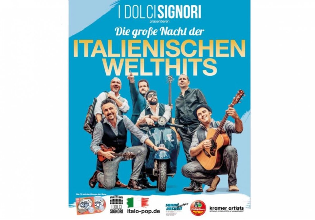 Leuchtenberg. Der Markt Leuchtenberg präsentiert "Die große Nacht der italienischen Welthits" zur 900-Jahrfeier auf der Burgruine in Leuchtenberg als Sommer Open Air. Tickets für das unvergessliche Musik-Event am 21. Juni 2025 sind auf okticket.de erhältlich.