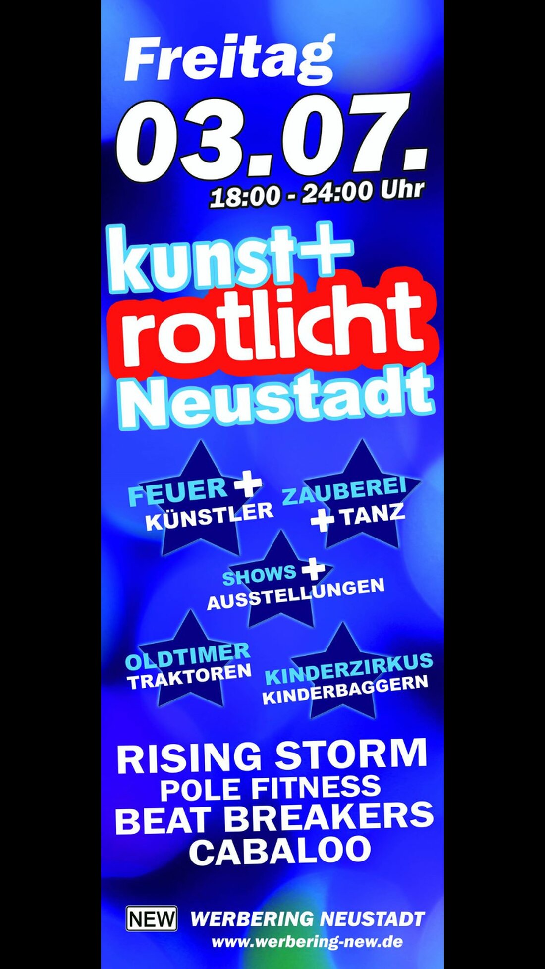 Neustadt. Am Freitag ist es wieder so weit. Wie jedes Jahr lädt der Werbering Neustadt zur “Kunst und Rotlicht”-Erlebnisnacht. Dabei haben sich die Veranstalter auch in diesem Jahr wieder so einiges [&hellip;]
