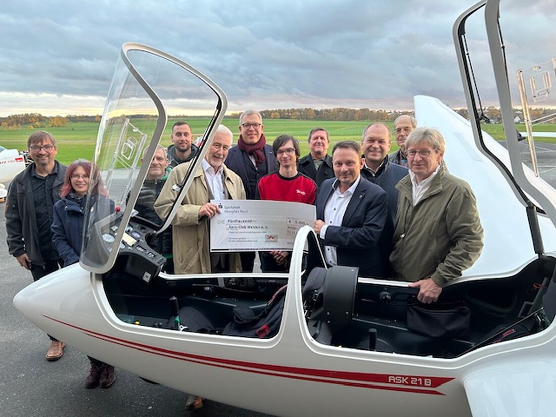 Weiden. Die Sportförderungsstiftung unterstützt den Aero-Club Weiden e. V. mit weiteren 5.000 Euro für den neuen Schulungs-Doppelsitzer ASK21. Ziel ist sichere Ausbildung ab 14 und stärkere Nachwuchsförderung.