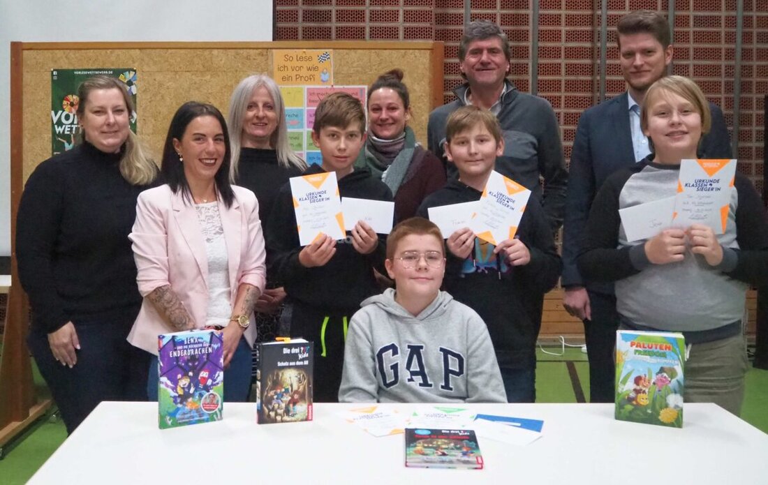 Erbendorf. Ilyas Kamberoglu gewinnt den Vorlesewettbewerb der Mittelschule Erbendorf und wird den Kreisentscheid vertreten. Alle Teilnehmer erhielten Gutscheine, Ilyas zusätzlich einen Büchergutschein.