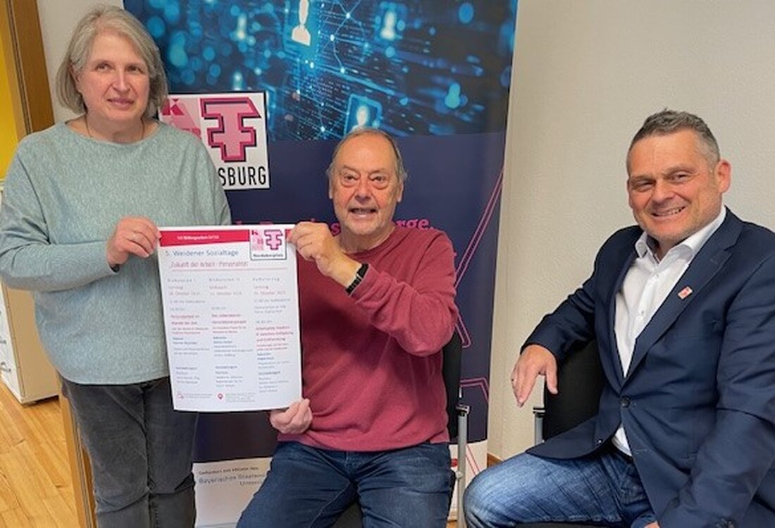Weiden. KAB hat die Zukunft der Arbeit im Blick. Pressegespräch zu den Weidener Sozialtagen vom 18. bis 25. Oktober 2025. Thematisiert wird die Arbeitswelt, die sich rasant verändert.  