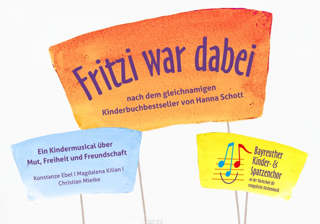 Bayreuth. Der Bayreuther Kinder- und Spatzenchor lädt am 20. Juni 2026 um 16.00 Uhr nach Bayreuth, Das Zentrum, zu „Fritzi war dabei“ ein, einem bewegenden Kindermusical über Freiheit, Mut und Freundschaft. Sichern Sie sich Ihr Ticket auf okticket.de.