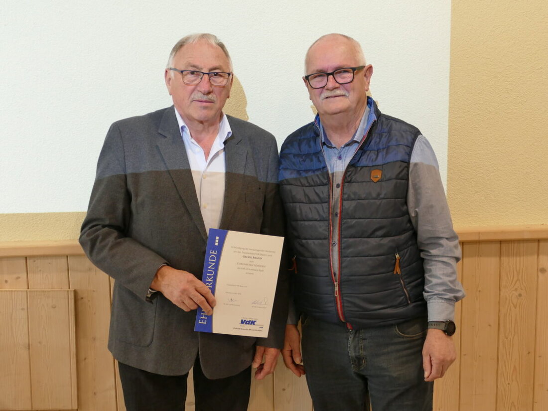 Kastl. Der VdK-Ortsverband wählte bei der Jahreshauptversammlung im Schützenhaus eine neue Führung und ehrte treue Mitglieder. Konrad Federsel folgt auf Georg Brand, der nach 24 Jahren zum Ehrenvorsitzenden ernannt wurde.