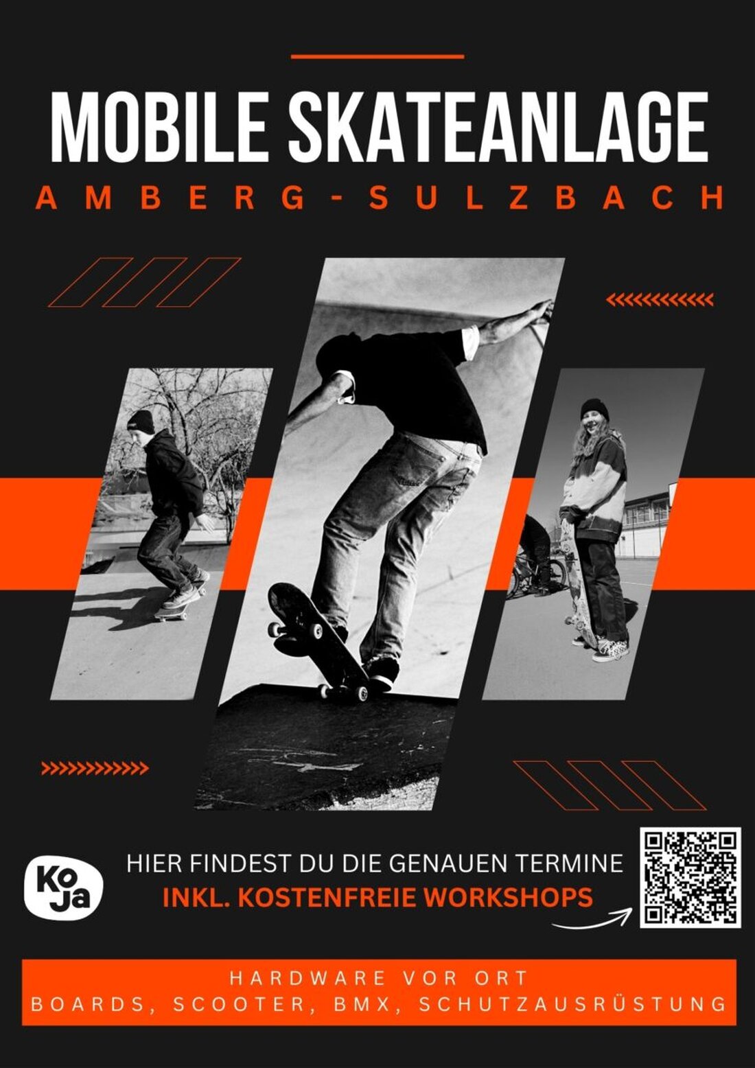 Amberg-Sulzbach. Eine mobile Skateboard-Anlage tourt mit Workshops für Neulinge von April bis September kostenlos durch den Landkreis. Start ist am 1. April in Illschwang, mit Ausrüstungsverleih und Endstation in Freudenberg Ende September.