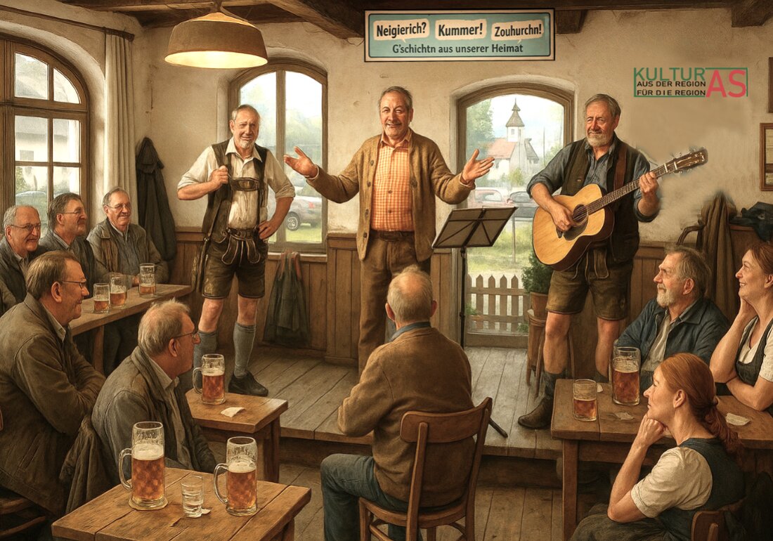 Sulzbach-Rosenberg. KulturAS lädt am 17. April 2026 in Sulzbach-Rosenberg, Hotel Gasthof "Zum Bartl", zu einem Abend voller Oberpfälzer Mundart, humorvoller Geschichten, nachdenklicher Anekdoten und Musik ein. Hol dir dein Ticket auf okticket.de und erlebe beste Unterhaltung.