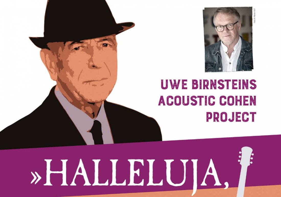 Weiden. Die Evangelische Erwachsenenbildung Oberpfalz lädt am 26. Oktober um 19.00 Uhr in Weiden, Kirche St. Michael zu einem Abend über Leonard Cohens Glauben und sein 'Hallelujah' ein. Der Theologe Uwe Birnstein gibt Einblicke in biblische Bezüge und warum Cohens Lieder Menschen berühren. Das Ticket ist auf okticket.de erhältlich.