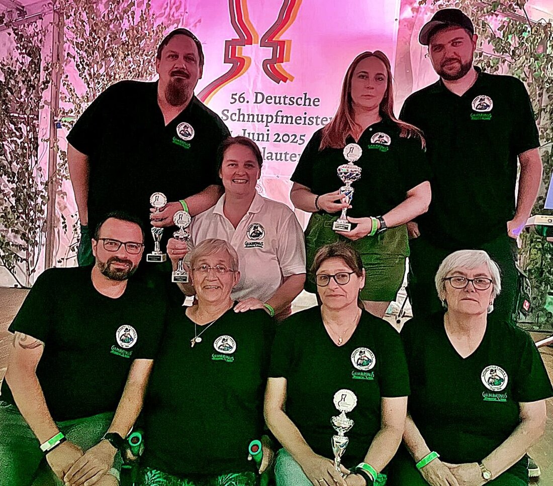 Weiden. Der Schnupferclub Latsch erzielte bei den 56. Deutschen Schnupfmeisterschaften in Oberlauterbach den 17. Platz bei den Herren und den Vizemeistertitel bei den Damen.