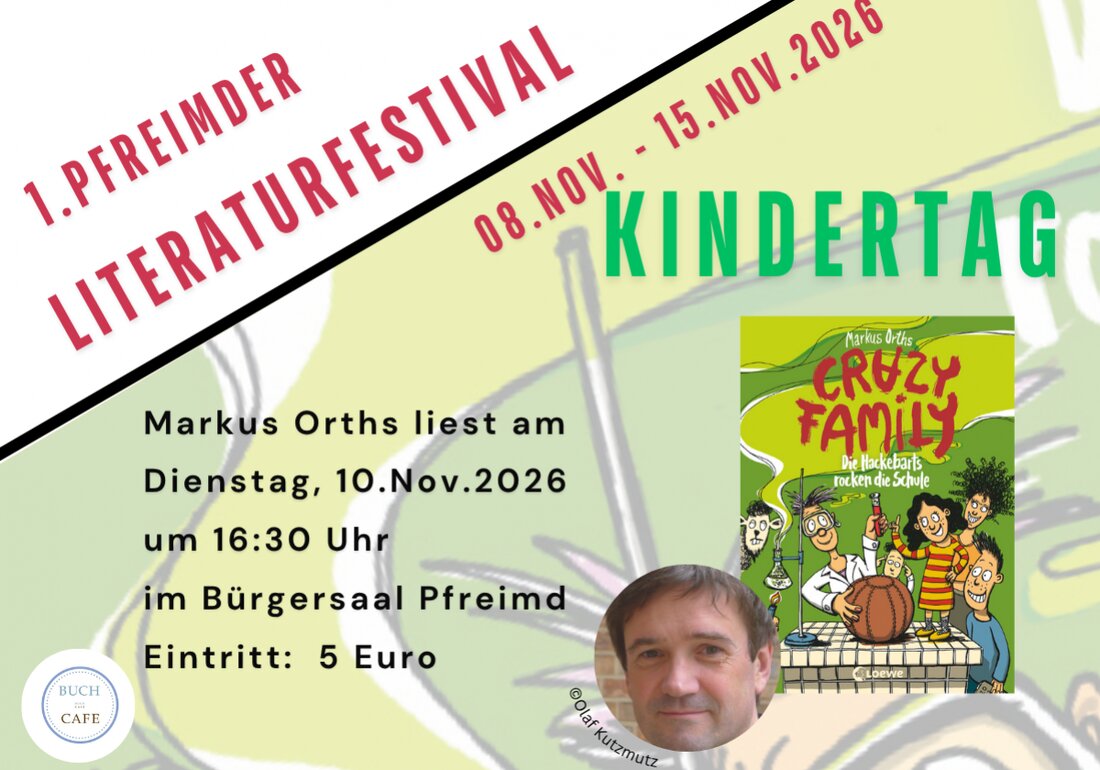 Pfreimd. Das BuchCafé lädt in das 'Pfreimd, Bürgerhaus - Bürgersaal' zu einer Veranstaltung ein, die Literaturfreunde aus der Region zusammenbringt und eine atmosphärische Bühne für Begegnungen und Geschichten bietet. Sichere dir dein Ticket bequem über okticket.de und erlebe vor Ort ein kulturelles Highlight mit persönlicher Note.