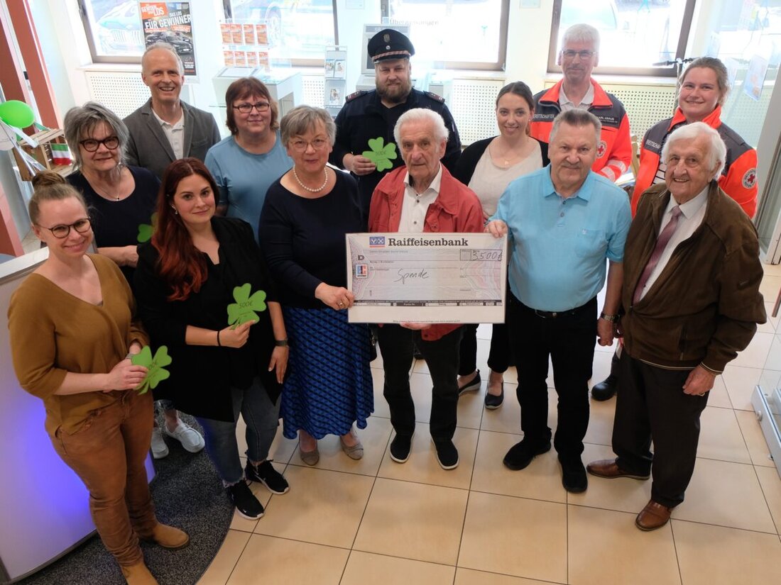 Floß. Der Liederkranz 1862, der am 30. Juni 2025 aufgelöst wird, spendet aus seinem Vermögen von über 7.000 Euro jeweils 500 Euro an verschiedene gemeinnützige Organisationen.