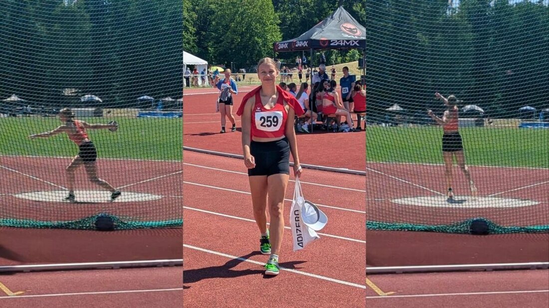 Kandel/Eschenbach. Linda Gröger belegte bei den Süddeutschen Meisterschaften in Kandel in der Altersklasse W15 im Diskuswerfen mit 25,12 Metern den elften Platz.