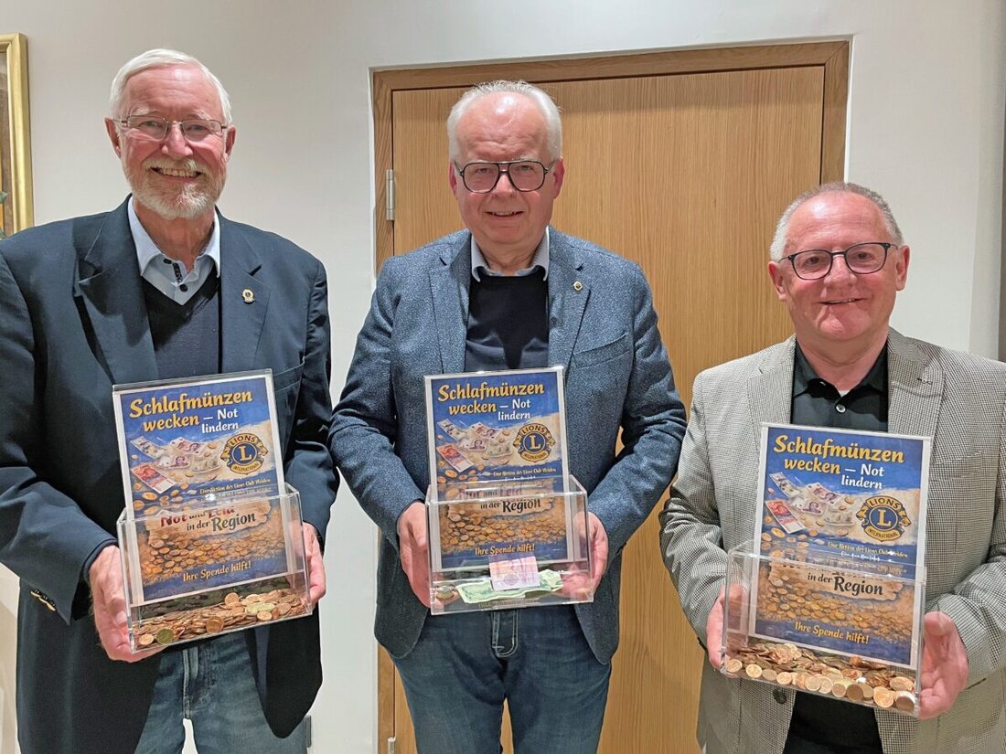 Weiden. Der Lions Club Weiden startet die Aktion Schlafmünzen und ruft dazu auf, ungenutzte Münzen und Scheine zu spenden. Der Erlös hilft komplett der Aktion Not und Leid in der Region. Sammeldosen stehen in Banken und Läden.
