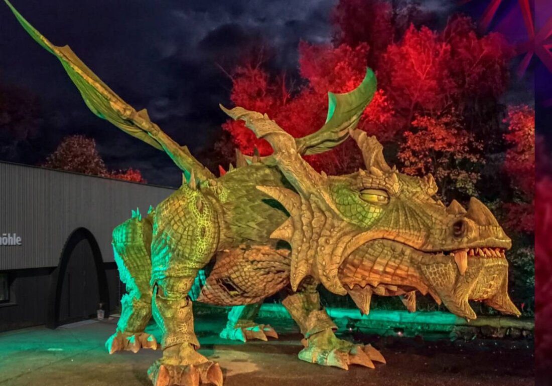 Furth im Wald.
Die Drachenhöhle Furth im Wald lädt in der Park-Arena in Furth im Wald zu einer stimmungsvollen Show ein, die mit spannenden Einblicken und Erlebnissen für Groß und Klein begeistert.
Dein Ticket bekommst du auf okticket.de.