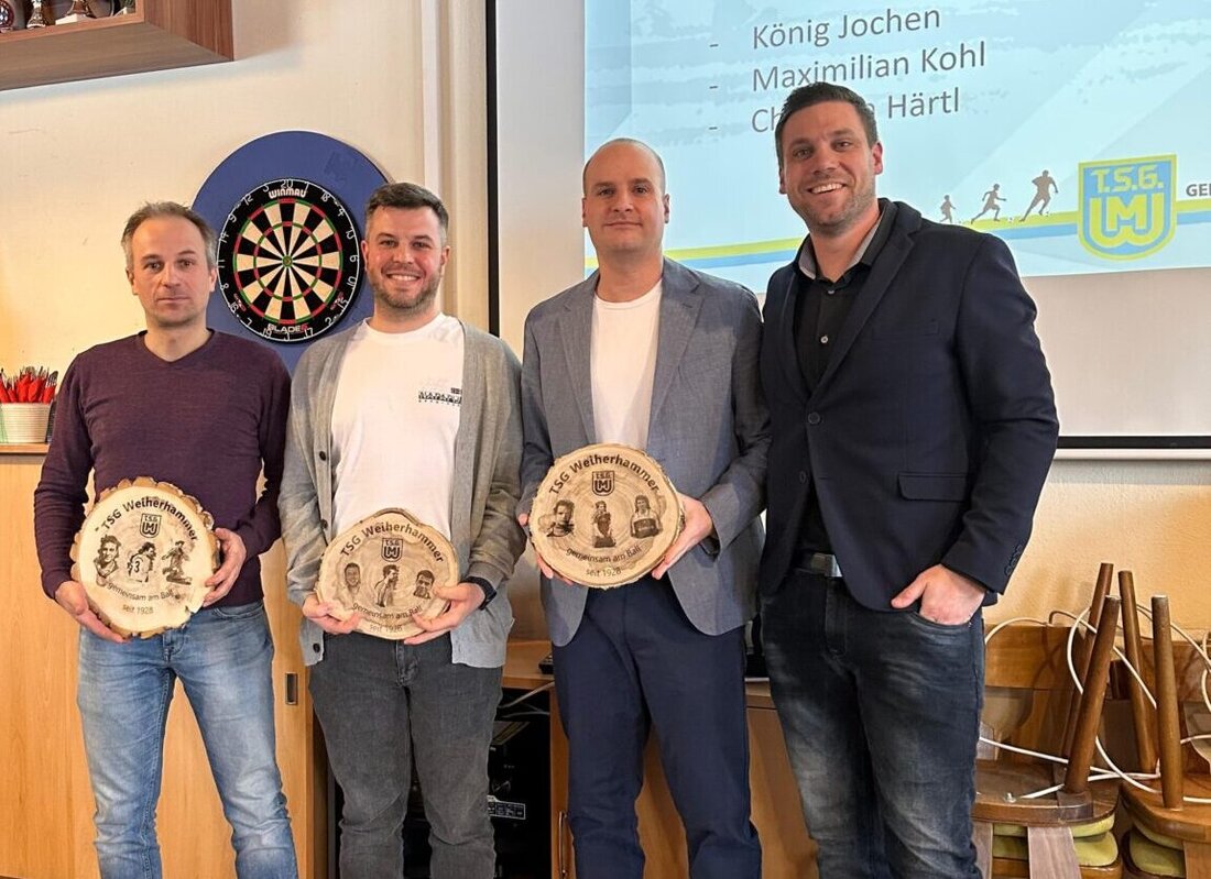 Weiherhammer. Am 6. Januar 2026 trafen sich 44 Mitglieder zur Jahreshauptversammlung der TSG-Fußballer. Zusatzbeitrag beschlossen, Führung bestätigt, Mitgliederzahl nun 389; starke Jugend und volle Feste.