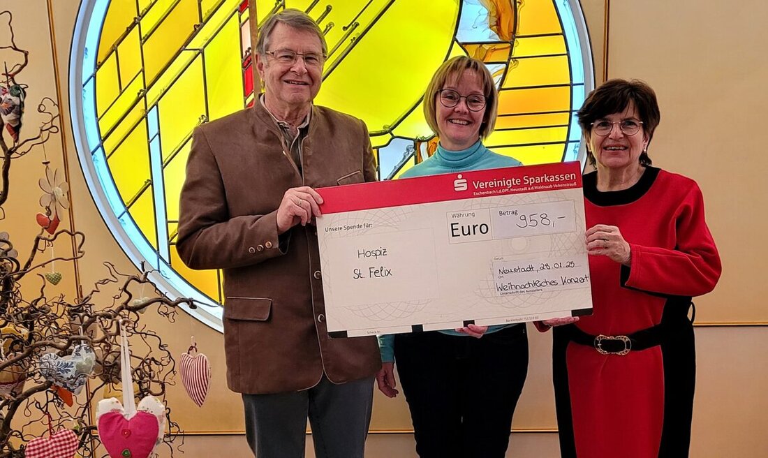 Neunkirchen. Ein Benefizkonzert in der St. Dionysiuskirche brachte 958 Euro für das Hospiz Sankt Felix ein.