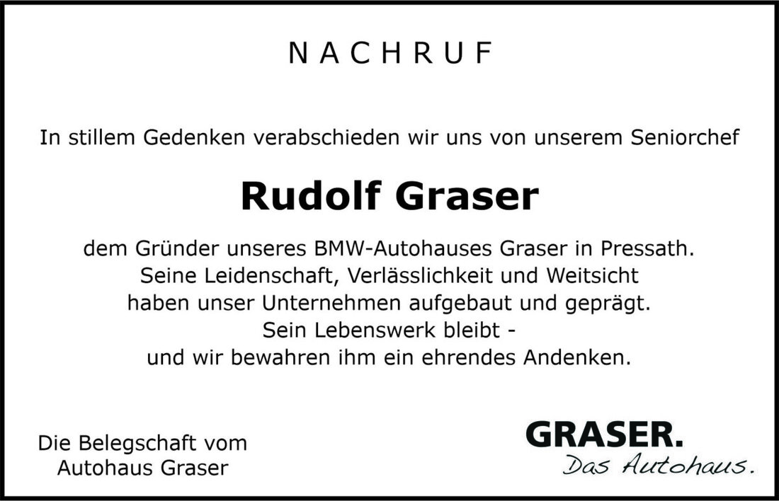 Begleitet durch: Bestattung Bauer - Weiden