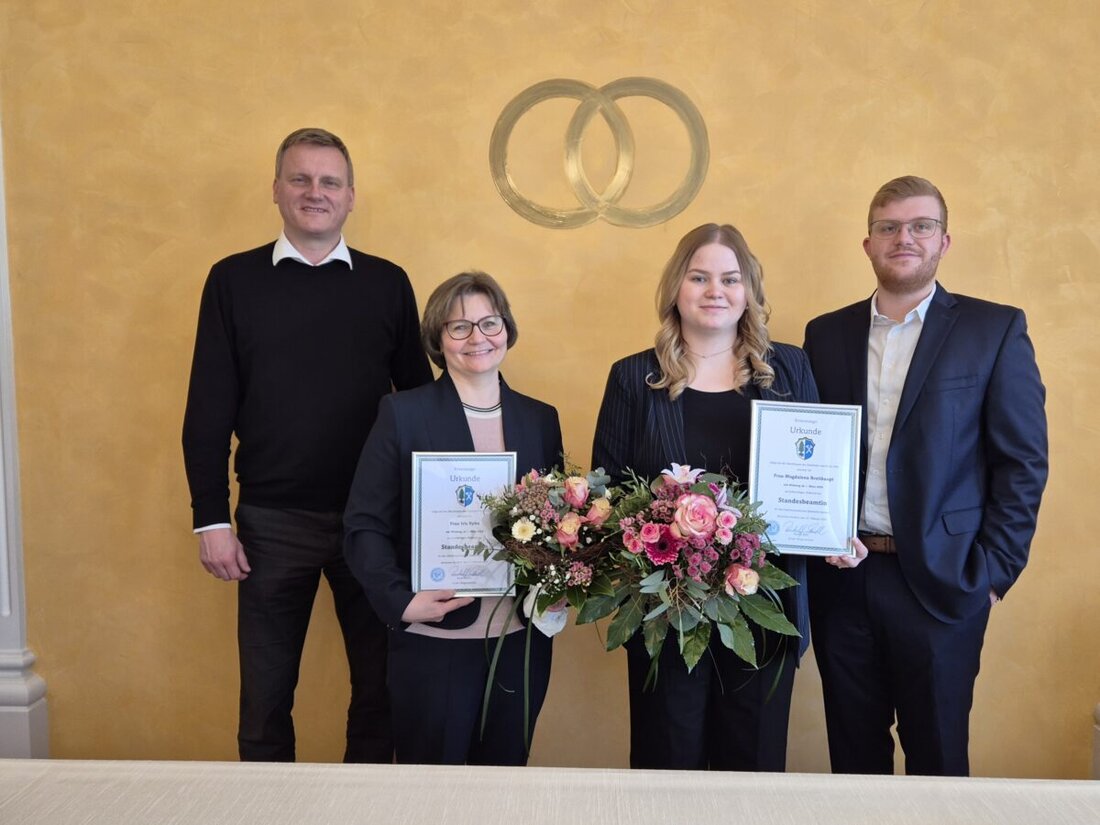 Maxhütte-Haidhof. Die Stadt bestellt Iris Ryba und Magdalena Breithaupt zu Standesbeamtinnen. Ab März begleiten sie Trauungen und beurkunden Geburten, Todesfälle, Vaterschaftsanerkennungen sowie namensrechtliche Erklärungen.