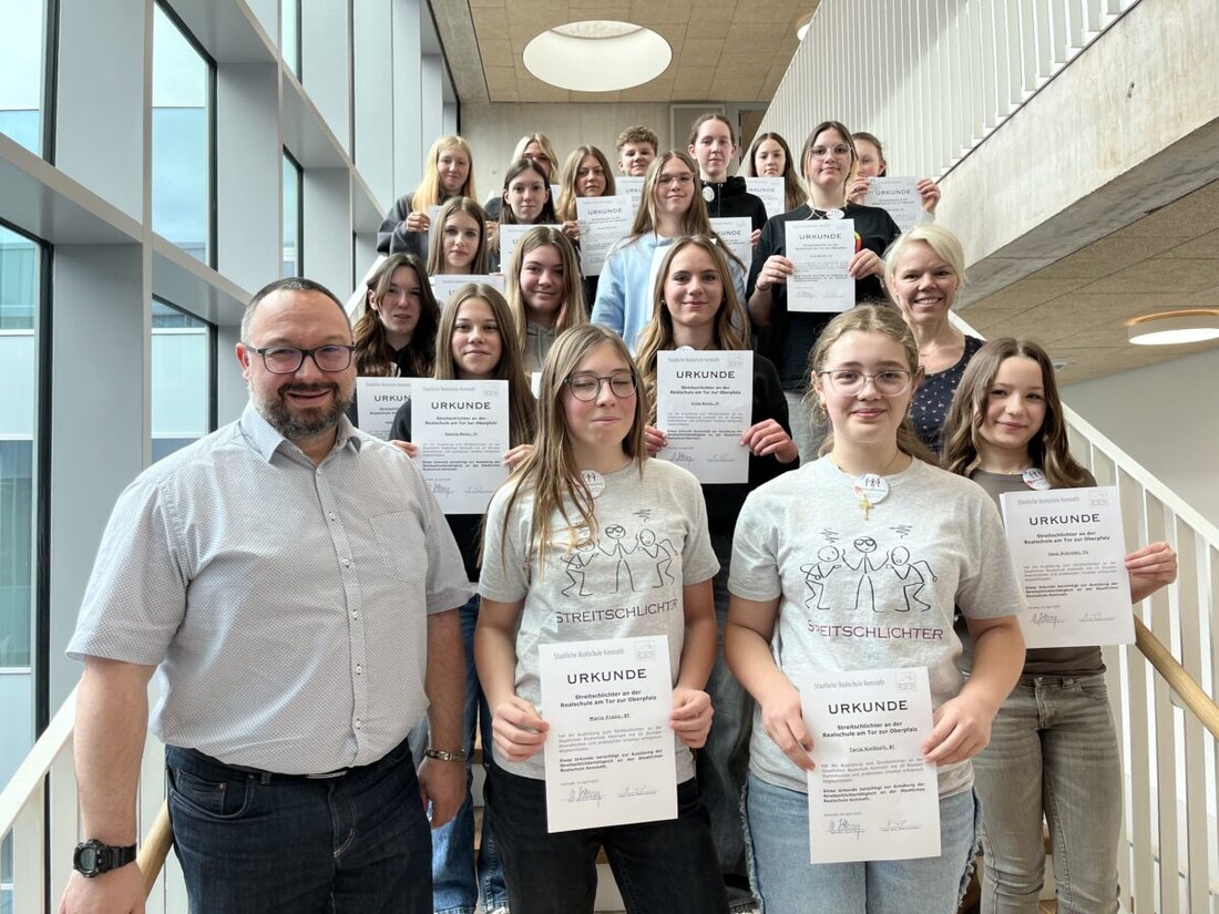 Kemnath. Die Staatliche Realschule Kemnath bildete 23 Schülerinnen und Schüler zu Streitschlichtern aus, um das Schulklima weiter zu verbessern.