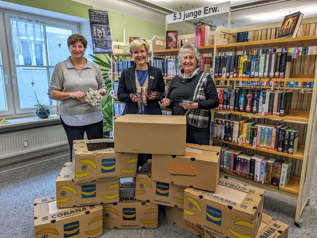 Nittenau. Die Stadtbücherei sammelte erfolgreich über 1.200 Brillen für Menschen in Entwicklungsländern. Kooperation mit LETLIFERS e.V. unterstützt Sehhilfenvergabe und Arbeitsplatzschaffung in Gambia und Nigeria.