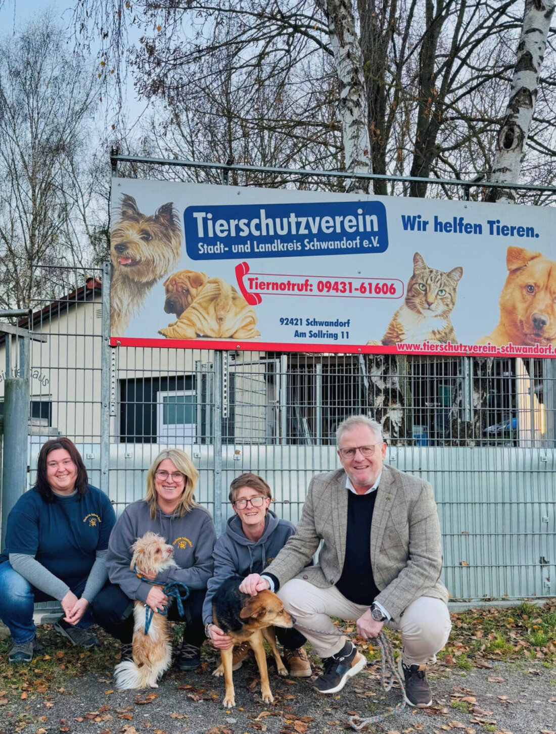 Schwandorf. Oberbürgermeister Andreas Feller besuchte das Tierheim und tauschte sich mit der neuen ersten Vorsitzenden Nicole Schmidl aus. Beide betonen die enge Zusammenarbeit, um Tierschutz und Tierwohl in der Stadt zu stärken.