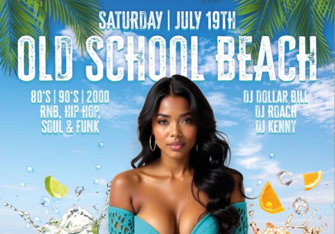 Eschenbach i.d.OPf. Die Veranstaltung "Old School Beach - Open Air" am Rußweiher Eschenbach, präsentiert von NXT Events, bietet Hits der 80er, 90er und 2000er RnB, Hip Hop, Soul & Funk. Tickets sind über okticket.de erhältlich.