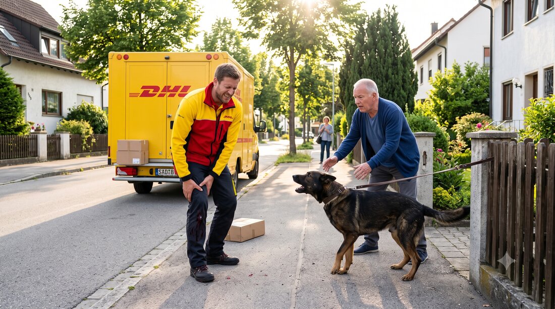 Schwandorf. Ein Hund biss am Samstag gegen 17.45 Uhr einem Paketzusteller ins Bein; der Mann wurde ärztlich behandelt. PETA fordert nach dem Vorfall einen Hundeführerschein in Bayern.