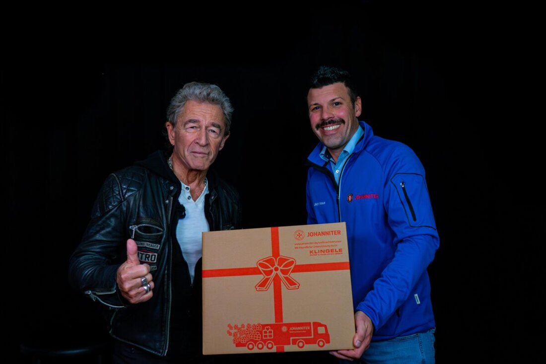 Weiden. Peter Maffay unterstützt auch dieses Jahr wieder die Johanniter-Weihnachtstrucker, die Hilfspakete an Bedürftige in Südosteuropa und Deutschland verteilen. Die Aktion verbreitet Hoffnung und ruft zur Teilnahme auf, um Menschen in Not mit Grundnahrungsmitteln und Hygieneartikeln zu helfen.