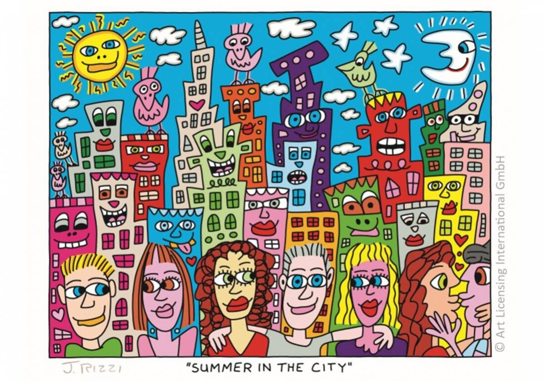 Tirschenreuth . Die Tourist-Info der Stadt Tirschenreuth präsentiert im MuseumsQuartier, Tirschenreuth die Schau Summer in Town – James Rizzi goes Tirschenreuth mit 500 Werken, erlebbar vom 30. Mai bis 2. August 2026. Ticket einfach auf okticket.de sichern.