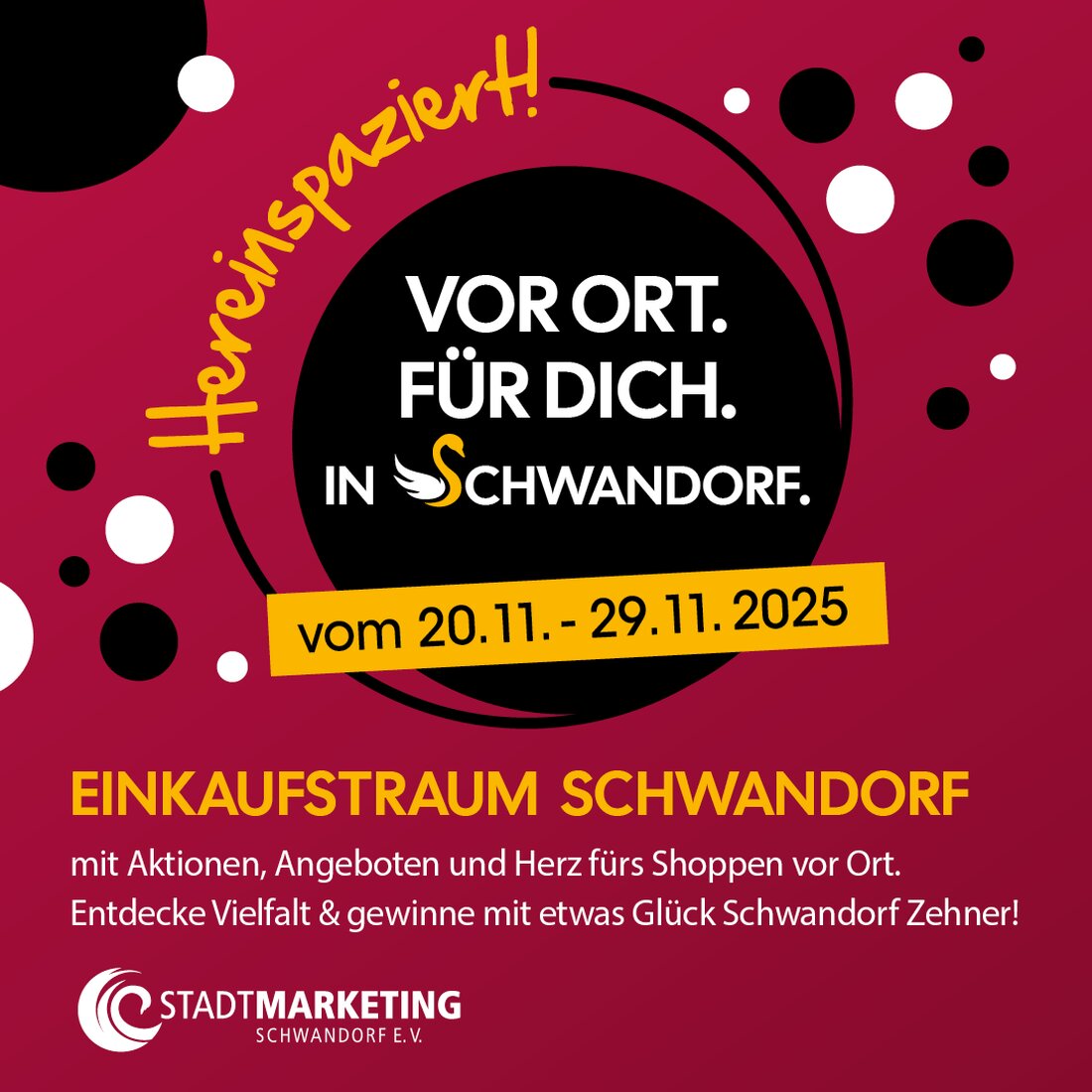 Schwandorf. Mit den „Hereinspaziert!-Tagen“ startet in diesem Jahr erstmals eine neue Innenstadtaktion in Schwandorf.