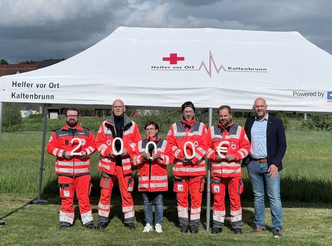 Kaltenbrunn. Die Raiffeisenbank Auerbach-Freihung eG spendet 2.000 Euro an die ehrenamtlichen Helfer vor Ort und finanziert damit einen neuen Pavillon. Er schützt bei Einsätzen, Übungen und Veranstaltungen – bei Wind und Wetter.